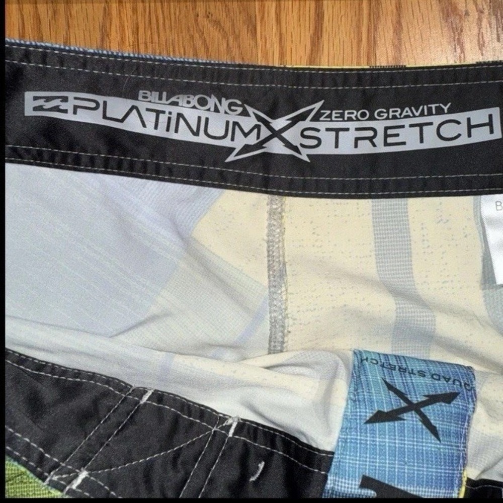 BILLABONG Platinum X Series Pro SURF HURLEY BOARD SHORTS 34W SIZE 34 Stretch Y2K - Picture 7 of 9